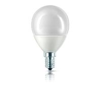 Philips Lighting Lampadina a Risparmio Energetico Sferica Smerigliata 8 W Corrispondenti a 35 W, Attacco Piccolo E14, Luce Bianca Calda