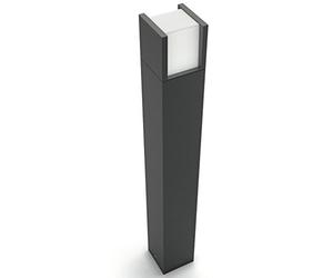 Philips Lighting Lampione LED Arbour, per Esterni, Medio, 6W, Luce Bianca Calda, Nero