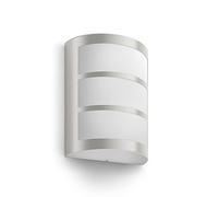Philips Lighting Phyton Lampada LED da Parete, Giardino ed Esterni, Acciaio Spazzolato, 6W, Acciaio