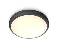 Philips Lighting Plafoniera con LED integrato Doris, per esterni, IP54, 2700K, Nera