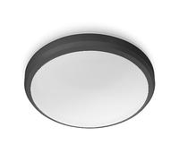 Philips Lighting Plafoniera Doris, per esterni, IP54, 4000K, Nera