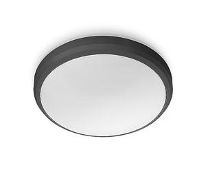 Philips Lighting Plafoniera Doris, per esterni, IP54, 4000K, Nera