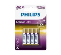 Philips Litio Ultra FR03 Mignon AAA 4 pezzi