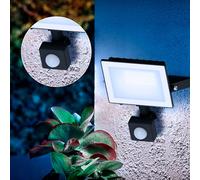 PHILIPS Lois, Proiettore per Esterni, con Sensore di Movimento, 20 W, 5000 K, Nero
