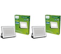 Philips Lois, Proiettore da esterno, 50 W, 3000 K, Nero (Confezione da 2)