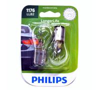 Philips LongerLife 1176 27/9W Due Lampadine Testa Luce IN Curva Giro Ricambio