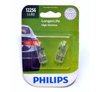 Philips LongerLife 12256 3W Due Lampadine Targa Piastra Tag Luce Ricambio Azione