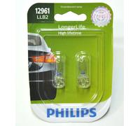 Philips Cristallo Visione Ultra 12961 5W Due Lampadine Targa Luce Azione Lampada