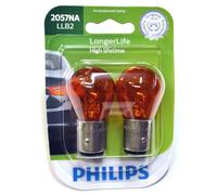 Philips LongerLife 2057NA 27/6.7W Due Lampadine Anteriore Giro Signal Ricambio