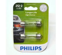 Philips LongerLife 212-2 10W Due Lampadine Passo Porta Luce Ricambio Azione Pois