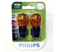 Philips LongerLife 3457NA 27/8W Due Lampadine Anteriore Giro Segnale Parco