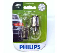 Philips LongerLife 3496 27/8.3W Due Lampadine Stop Freno Coda Luce Ricambio OE