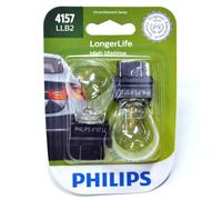 Philips LongerLife 4157 28.5/7.5W Due Lampadine Indietro Up Reverse Luce Orig.