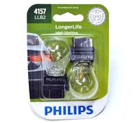 Philips LongerLife 4157 28.5/7.5W Due Lampadine Posteriore Giro Signal Parco