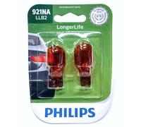 Philips LongerLife 921NA 18W Due Lampadine Retro Giro Signal Luce Ambra Ricambio