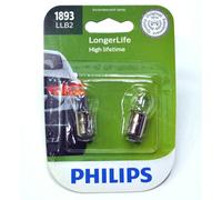 Philips LongerLife BA9s 1893 4.6W Due Lampadine Luce Sotto Il Cofano