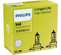 Philips LongerLife DuoPack H4 Alogena 60/55W 12V Lampadine Auto