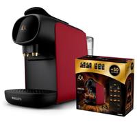 PHILIPS L'or Barista Red/Cafetera + 50 Cápsulas