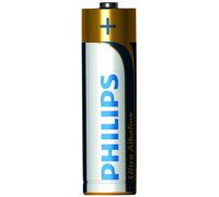 Philips LR6E4B Ultra Alkaline Batteria, Bianco