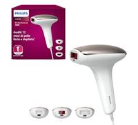 Philips Lumea 7000 Series,dispositivo di epilazione IPL, alternativa ai dispositivi di epilazione laser, 3 accessori per viso, corpo e zona bikini, modello SC1999/00