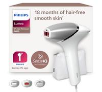 Philips Lumea 8000 Series, dispositivo di epilazione IPL, alternativa ai dispositivi di epilazione laser, con tecnologia SenseIQ, 3 accessori per corpo, viso e zone di precisione, modello BRI946/00