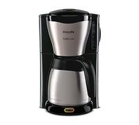 PHILIPS Macchina Caffè Americano, Caraffa Termica 1,2 L, 15 Tazze | Acciaio inox resistente, mantiene il caffè caldo a lungo, fino a 15 tazze, colore argento e nero (HD7546/20)
