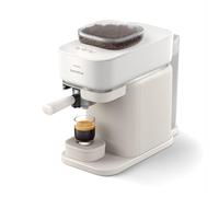 Philips BAR300/00 Baristina Blanc - Macchina per caffè espresso con macinacaffè integrato - Nouvo