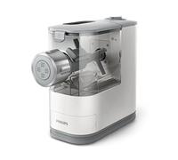 Philips Macchina per la Pasta - Completamente Automatica, con Auto Pesatura, 4 Trafile, Bianco/Champagne (HR2345/19)