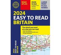 Philip's Maps 2024 Philip's Easy to Read Britain Road Atlas (Tascabile)