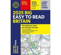 Philip's Maps 2025 Philip's Big Easy to Read Britain Road Atlas (Tascabile)