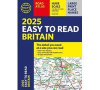 Philip's Maps 2025 Philip's Easy to Read Road Atlas of Britain (Tascabile)