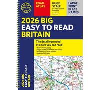 Philip's Maps 2026 Philip's Big Easy to Read Britain Road Atlas (Anello, filo)