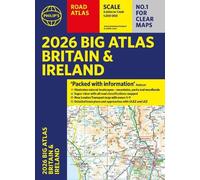 Philip's Maps 2026 Philip's Big Road Atlas of Britain & Ireland (Tascabile)