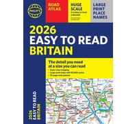 Philip's Maps 2026 Philip's Easy to Read Road Atlas of Britain (Tascabile)