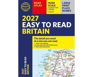 Philip's Maps Philip's 2027 Easy to Read Road A (Tascabile) (PRESALE 26/03/2026)