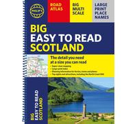 Philip's Maps Philip's Big Easy to Read Scotland Road Atlas (Spir (Anello, filo)