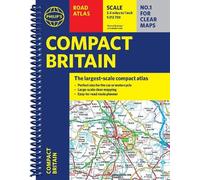 Philip's Compact Britain Road Atlas: (A5 Spiral)