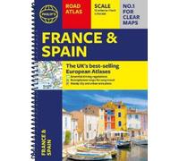 Philip's Maps Philip's France and Spain Road Atlas (Anello, filo)