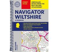 Philip's Navigator Street Atlas Wiltshire and Swindon (Anello, filo)