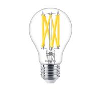 Philips Master LED E27 Pera Filamento Chiaro 10,5 W 1521 lm - 922-927 Dim To Warm | Migliore resa dei colori - Dimmerabile - Equivalente a 100 W
