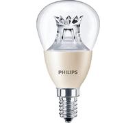 Philips Master LED Luster 45360500 - Lampadina a LED, 6-40 W, 827 E27 P48 Dimtone, colore: Trasparente, bianco, Confezione da 1, E27