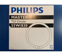 PHILIPS MASTER TL5 CIRCULAR Lampada Fluorescente 55W 830 Bianco Caldo T5 Anello [EEK: G]