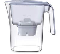 Philips - Micro X-Clean Caraffa filtro acqua a flusso rapido,3 litri,Timer elettronico, colore: Blu