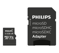 Philips MicroSDXC Card 512GB Class 10 UHS-I U1 incl. adatt. FM51MP45B/00