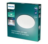 Philips LED Moire - Lampada da soffitto 36 W, 2700 K, colore: bianco freddo, per illuminazione domestica e interni, soggiorno, camera da letto e sala da pranzo