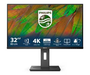 Philips Monitor 32 Led Va 4K Uhd 16:9 4Ms 350 Cdm Pivot Dp/Hdmi Multimediale