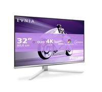 PHILIPS Evnia 32M2N8900AM - Monitor da gioco OLED UHD da 32 pollici, 240 Hz, 0,03 ms, HDR400, FreeSync Prem. Pro, G-Sync comp. (3840x2160, 2x HDMI 2.1, 1x DP 1.4, 1x USB-C (65 W PD), hub USB) bianco