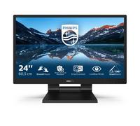 Philips Monitor PC 23.8 pollici Touch IPS HDMI DVI VGA DisplayPort - 242B9T/00 Monitor LCD con SmoothTouch 242B9T/00