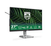 Philips Monitors27B2G5200 Monitor Full HD da 27 pollici, altezza regolabile, altoparlanti, Adaptive Sync (1920x1080, 75 Hz, 1x D-Sub, 1x HDMI 1.4, 1x DisplayPort 1.2, USB Hub) scuro/grigio