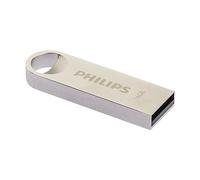 Philips Moon Edition High Speed 2.0 - Unità flash USB da 16 GB per PC, laptop, computer e data storage, velocità di lettura fino a 20 MB/s, in alluminio, portachiavi